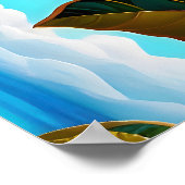 Poster Beaucoup seulement apricot (Coin)