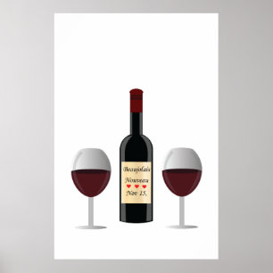 Poster Beaujolais Nouveau