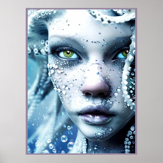 Poster Beauté Alien De La Planète D'Eau (Devant)
