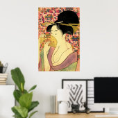 Poster Beauté avec peigne (Bureau à domicile)