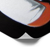 Poster Beauté Boire la pointe vers le haut (Coin)