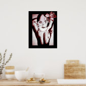 Poster beauté collée. (Cuisine)