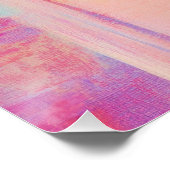 Poster Beauté côtière de Neon avec lunettes de soleil (Coin)