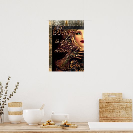 Poster Beauté Cyborg Mode (Poster) (Cuisine)