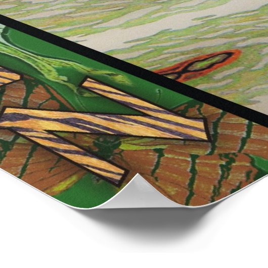 Poster Beauté Dans La Bête (Coin)