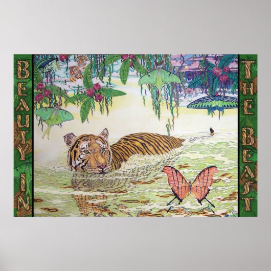 Poster Beauté Dans La Bête (Devant)