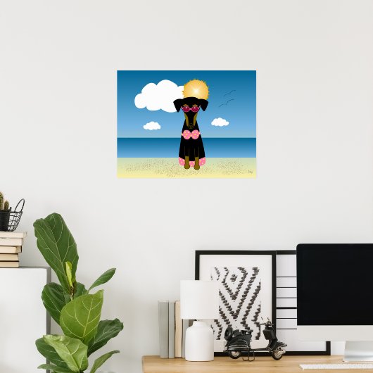 Poster Beauté de bain (Bureau à domicile)