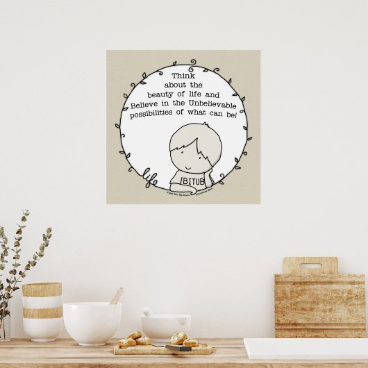 Poster Beauté de la vie (Cuisine)