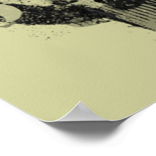 Poster beauté défiant (Coin)