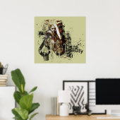 Poster beauté défiant (Bureau à domicile)