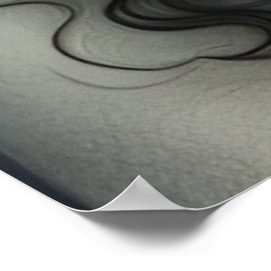 Poster Beauté des cheveux cordes (Coin)