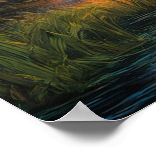 Poster Beauté des marais tranquilles (Coin)