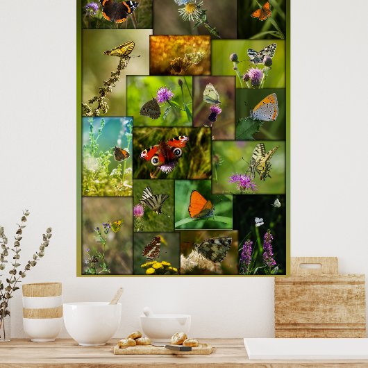 Poster Beauté des papillons (Cuisine)