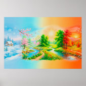 Poster beauté des quatre saisons (Devant)