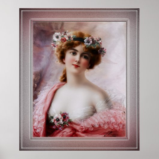 Poster Beauté d'été par Emile Vernon (Devant)