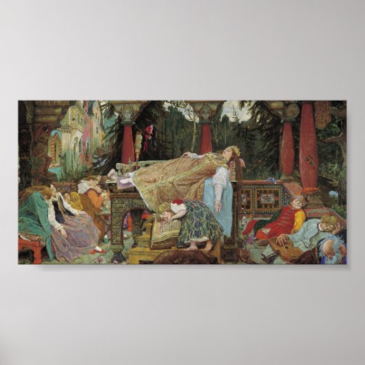 Poster Beauté dormante dans le Pavillon (Devant)