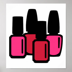Poster Beauté du vernis à ongles
