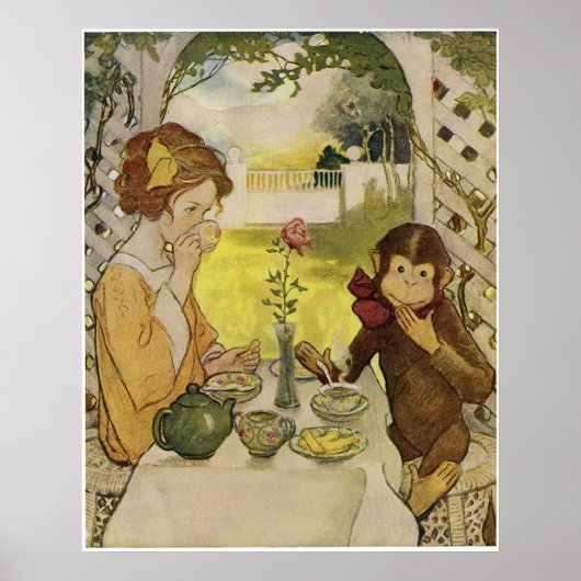 Poster Beauté et bête par Jessie Willcox Smith (Devant)