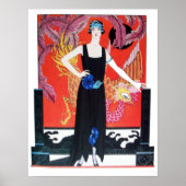 POSTER BEAUTÉ ET PHOENIX, DESIGNER MODE COMPOSÉ ARTISTE (Devant)