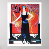 POSTER BEAUTÉ ET PHOENIX, DESIGNER MODE COMPOSÉ ARTISTE (Devant)