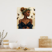 Poster Beauté éthérée en fleur (Cuisine)