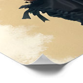 Poster Beauté éthérée en fleur (Coin)