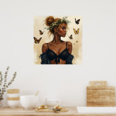 Poster Beauté éthérée en fleur (Cuisine)