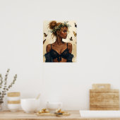 Poster Beauté Éthérée en Fleur (Cuisine)