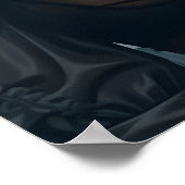 Poster Beauté éthérée en fleur (Coin)