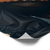 Poster Beauté éthérée en fleur (Coin)