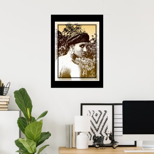 Poster Beauté éthiopienne (Bureau à domicile)