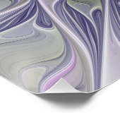 Poster Beauté étonnante Fleur d'art Abstrait fractal mode (Coin)