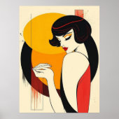 Poster beauté féminine (Devant)