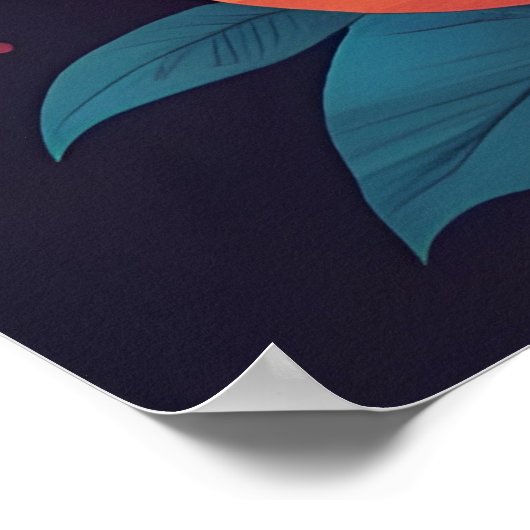 Poster Beauté florale (Coin)