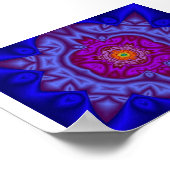 Poster Beauté fractale (Coin)