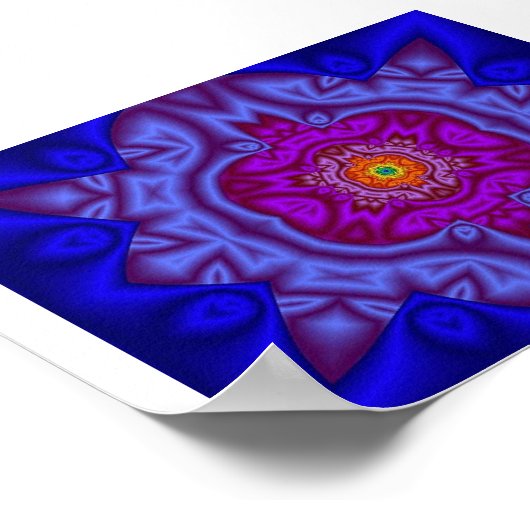 Poster Beauté fractale (Coin)