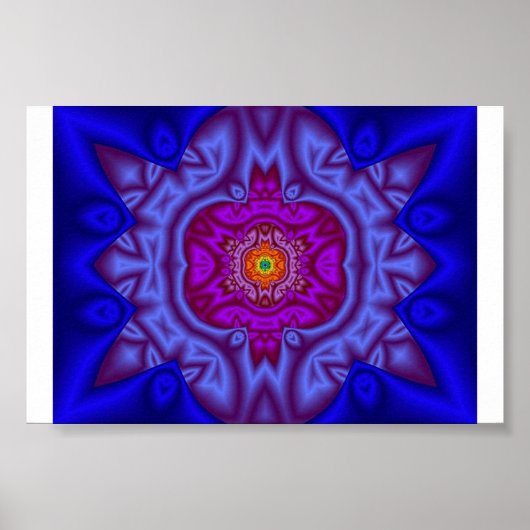 Poster Beauté fractale (Devant)