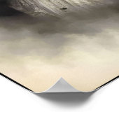Poster Beauté Gracieuse Dans Brume Vintage (Coin)