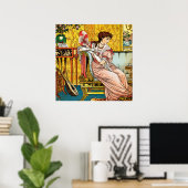 Poster Beauté, Illustration vintage de Walter Crane (Bureau à domicile)