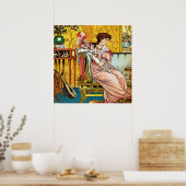 Poster Beauté, Illustration vintage de Walter Crane (Cuisine)