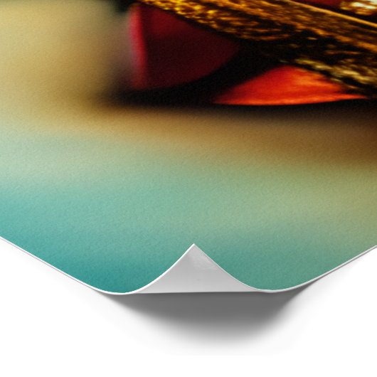 Poster Beauté mystique Déesse dorée (Coin)