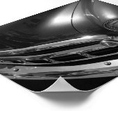 Poster Beauté noire et blanche (Coin)