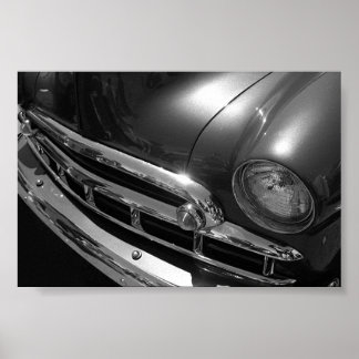 Poster Beauté noire et blanche