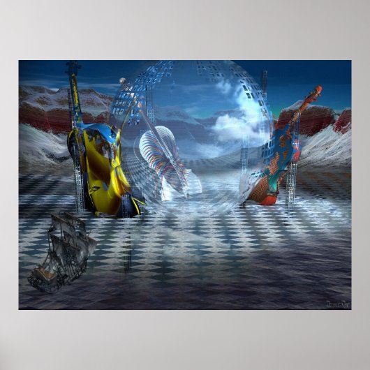 Poster Beauté perdue de la désharmonie (Devant)