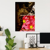 Poster Beauté pour cendres (Bureau à domicile)