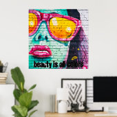 Poster Beauté pour toutes les couleurs (Bureau à domicile)