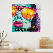 Poster Beauté pour toutes les couleurs (Cuisine)