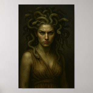 Poster Beauté, puissance et mythe - Medusa