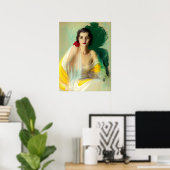 Poster Beauté rétro 33 (Bureau à domicile)