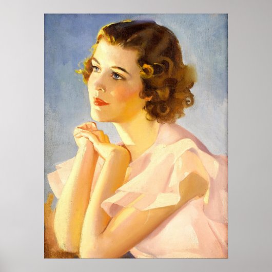 Poster Beauté rétro 60 (Devant)
